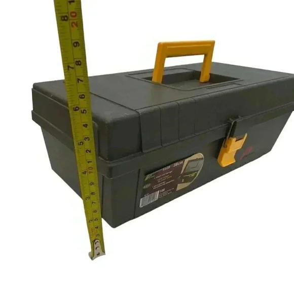 Plano Molding 15" Portable Tool Storage Box Car Truck Home Organizer Plastic - Picture 8 of 9